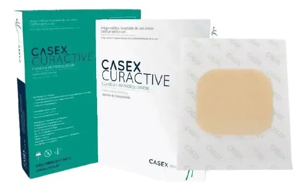 Kit 2 Unidade De Curativos Hidrocoloide 15cmx15cm Casex
