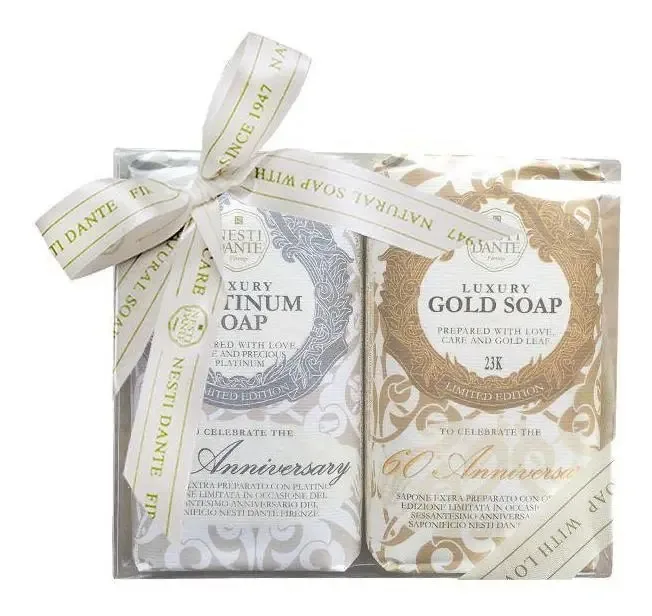 Gift Luxury Gold/platiunum - 2 Sabonetes X 250g