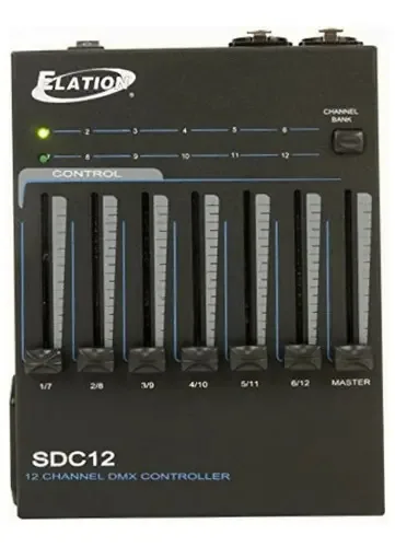 Controlador Dmx manual básico de 12 canais Adj Products Sdc12