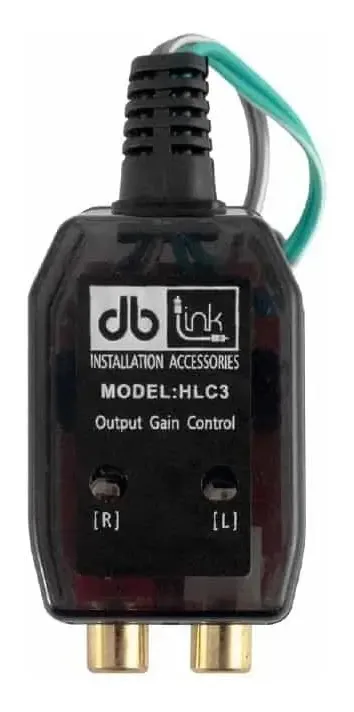 Conversor alto-baixo compacto de 2 canais Rca Db Link Hlc3