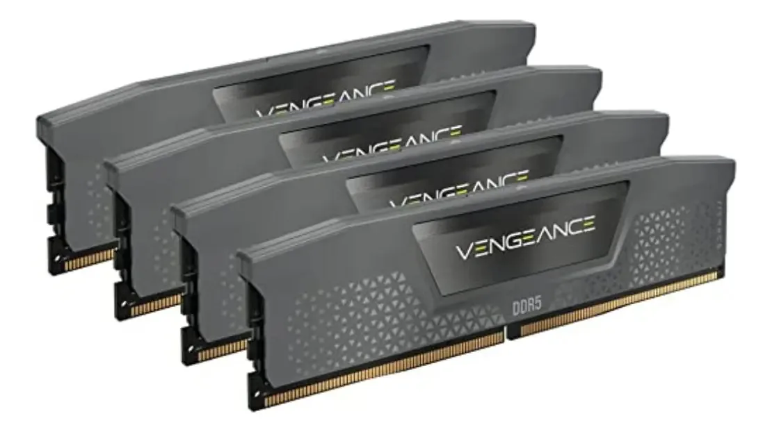 Memória Ram Corsair Vengeance 64gb (4x16gb) Ddr5 Cinza