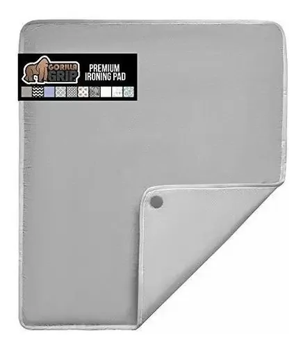 Almofada de passar roupa magnética cinza premium para roupas