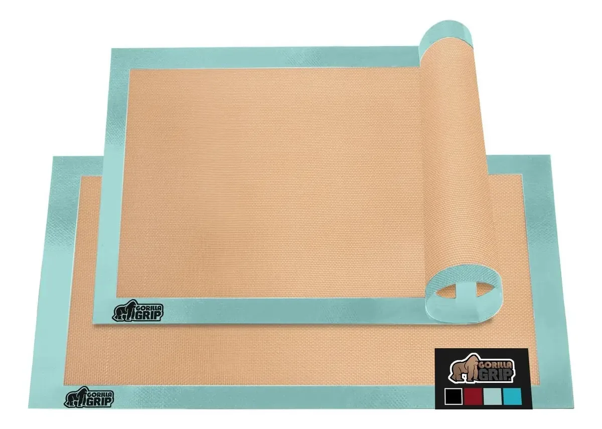 Tapete De Cozimento De Silicone Antiaderente Reutilizável