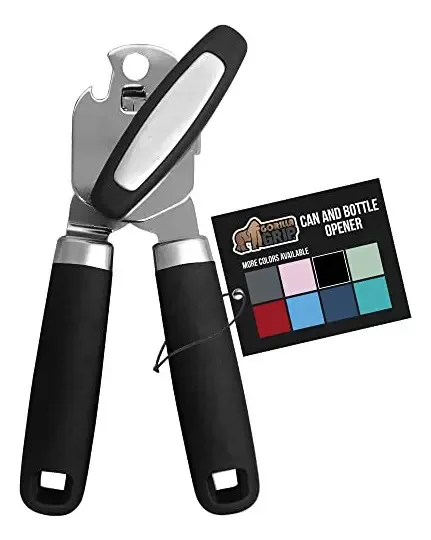 Abridor manual de latas Gorilla Grip Strong Hand, roda de corte