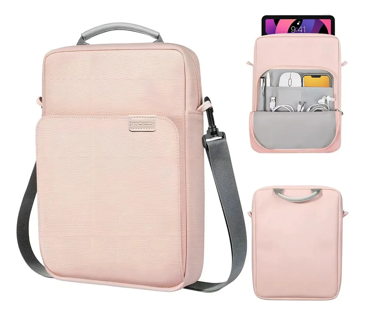 Estojo para tablets de 9 a 11 polegadas (cor rosa)
