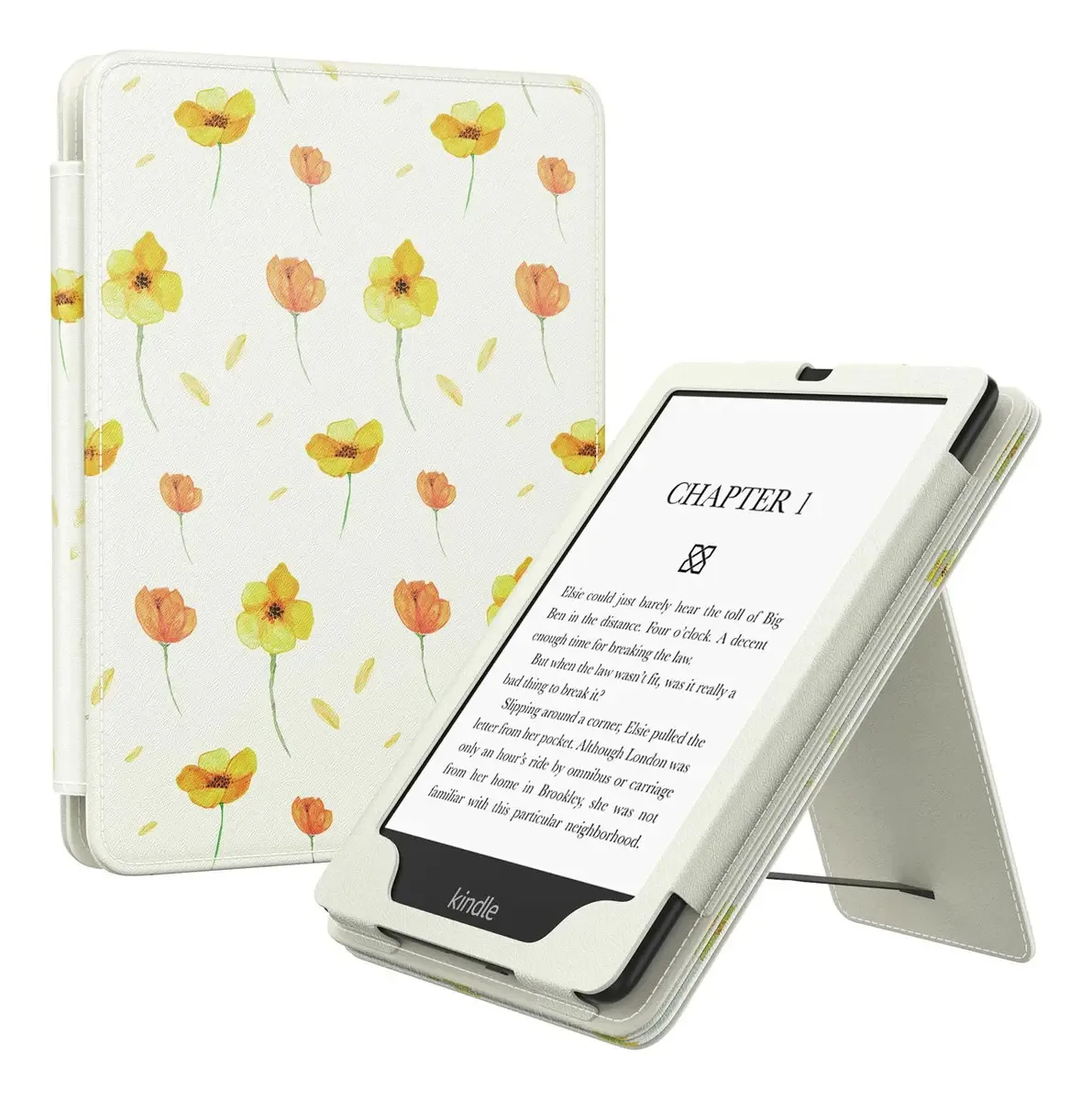 Capa Moko para Kindle Paperwhite, cinza jeans de 12ª e 11ª geração