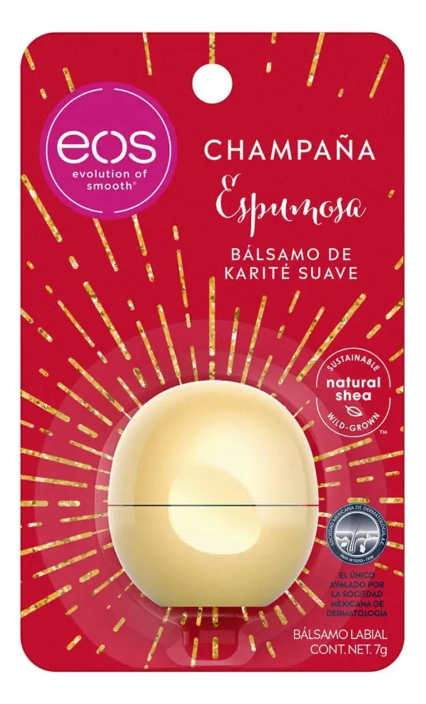Bálsamo Labial Eos Champagne Espumante 7g