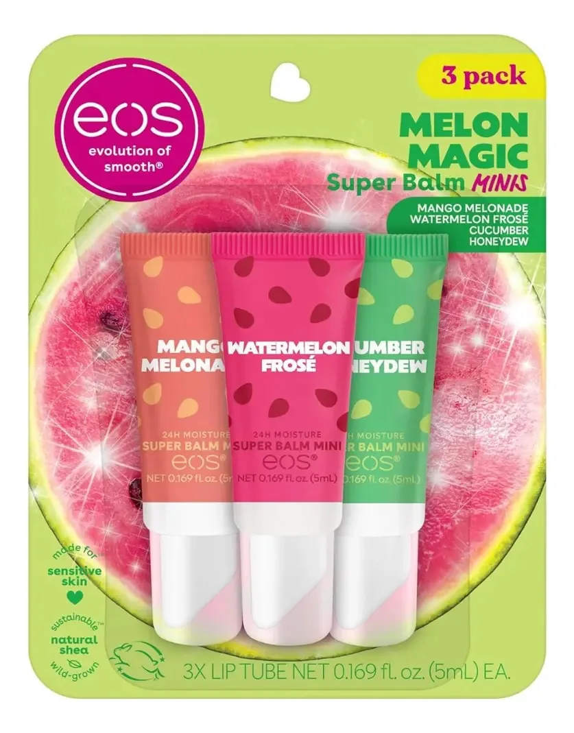 Bálsamo Labial Eos Melón Magic,