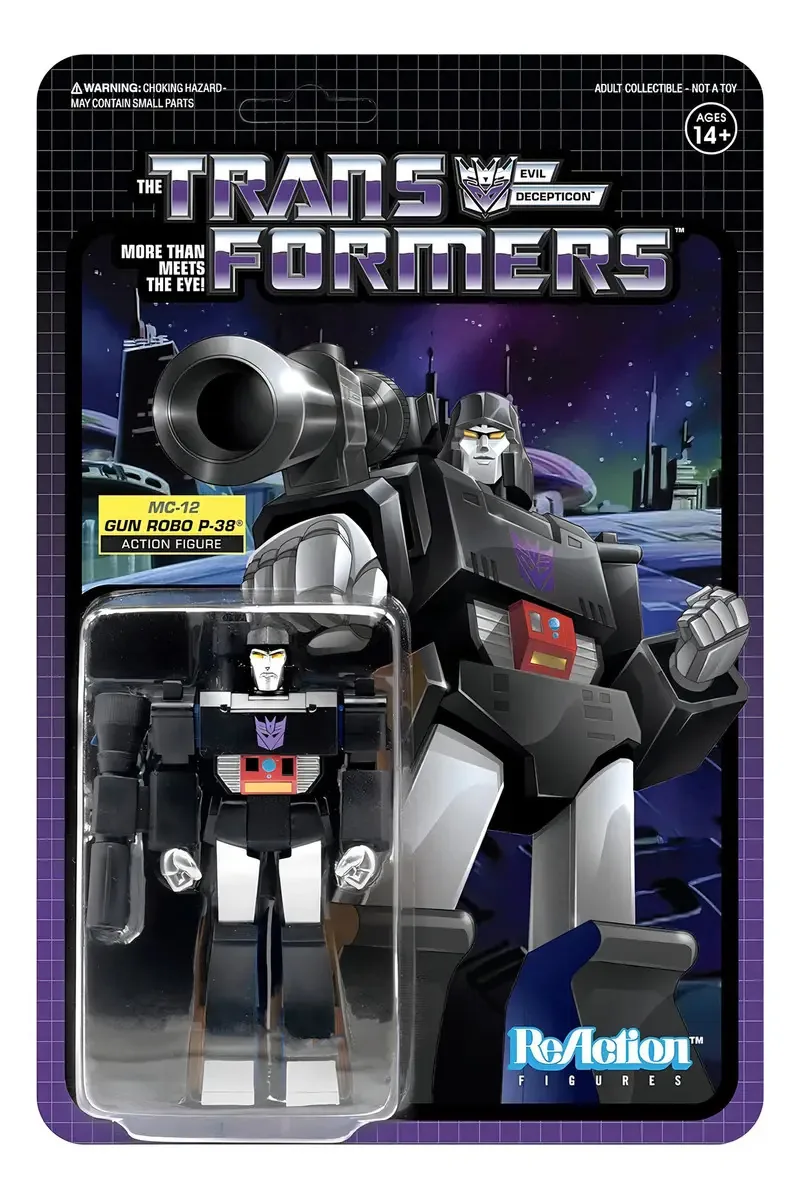 Transformadores de reação Super 7 Megatron Mc12 Figura 10 cm
