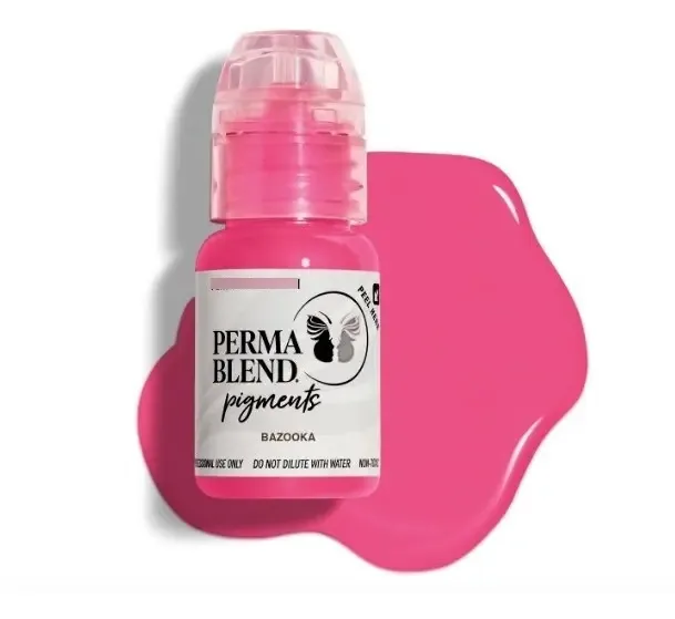 Pigmentos de microblading Permablend, micropigmentação, 15 ml, bazuca colorida