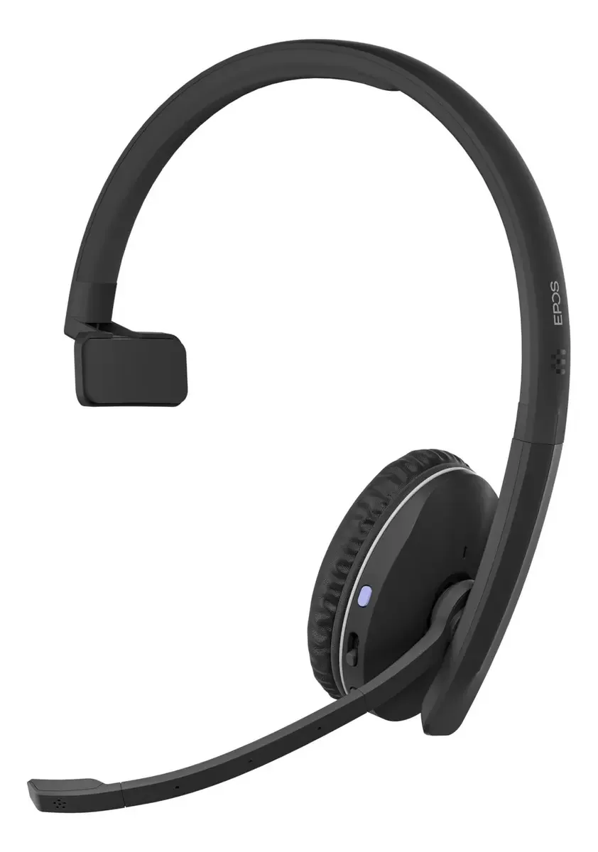 Epos Adapt 231 - Auscultadores De Um Lado, Sem Fios, Bluetooth De Dupla Conectividade, Usb-c Dongle Incluídos, Otimizado Uc E Certificado Microsoft Teams, Preto