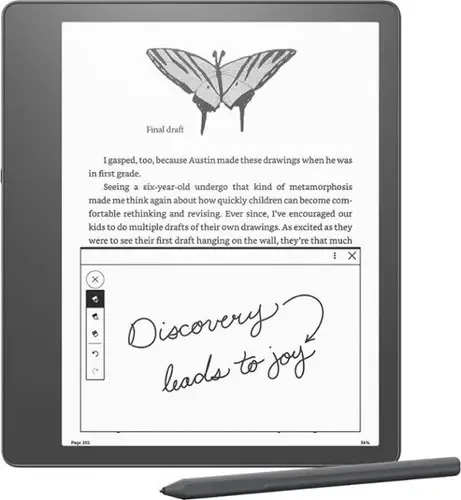 E-Reader Kindle Scribe 32GB cinza com tela de 10.2" 300ppp