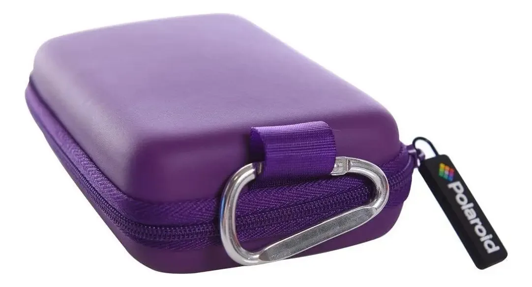 Estojo para impressora instantânea Polaroid Zip, roxo