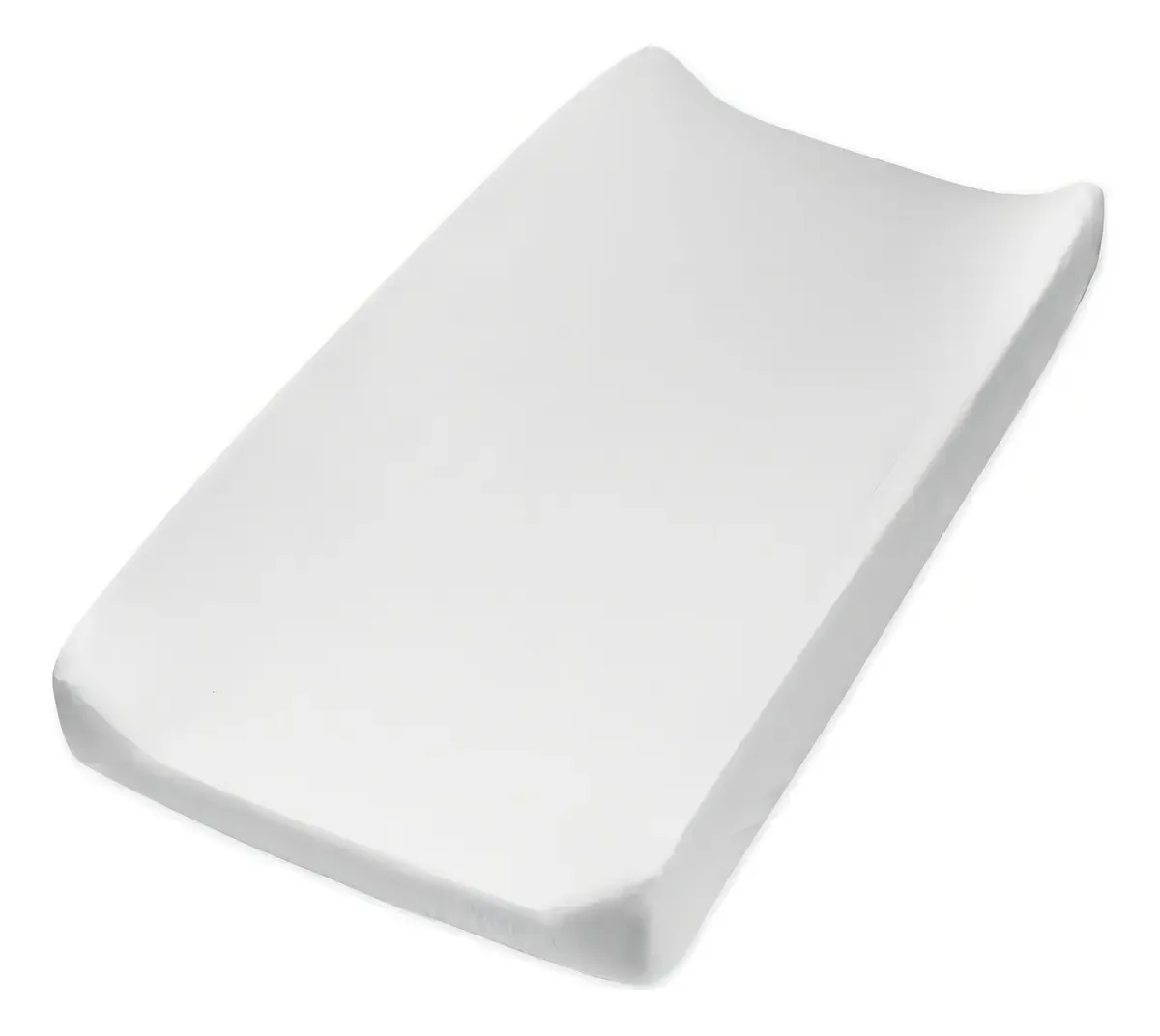 Conjunto de trocadores Honestbaby, tecido felpudo e branco brilhante