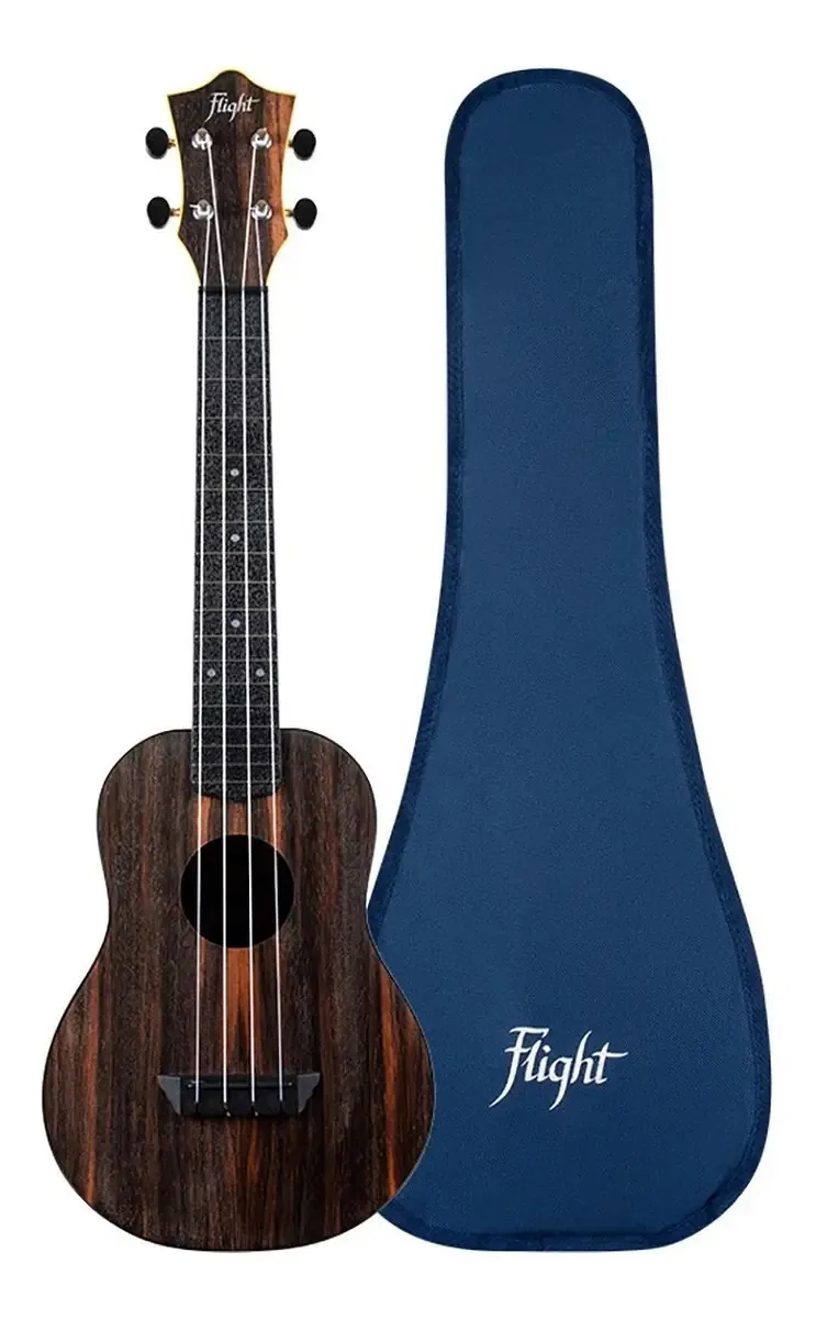 Flight Tuc55 Amara Ukulele Ukulele Ukulele de concerto com capa