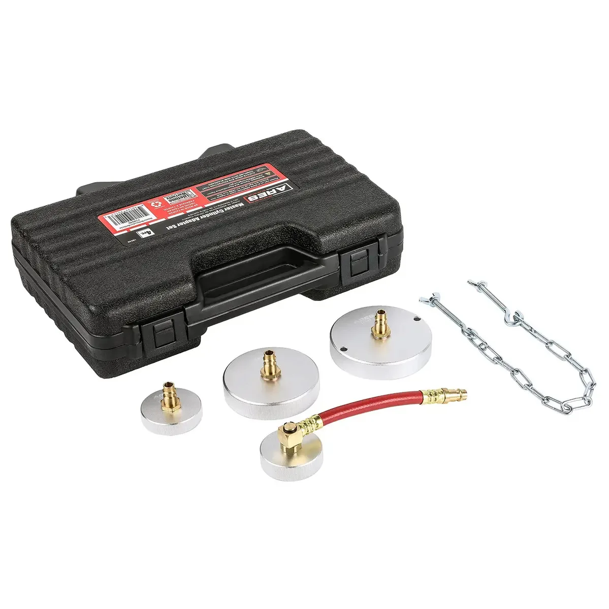 Ares 18046 - Conjunto De Adaptadores De Cilindro Mestre De 4 Peças, Inclui Adaptadores Que Funcionam Na Maioria Dos Reservatórios De Cilindro Mestre Atuais, Para Enchimento De Fluido De Freio