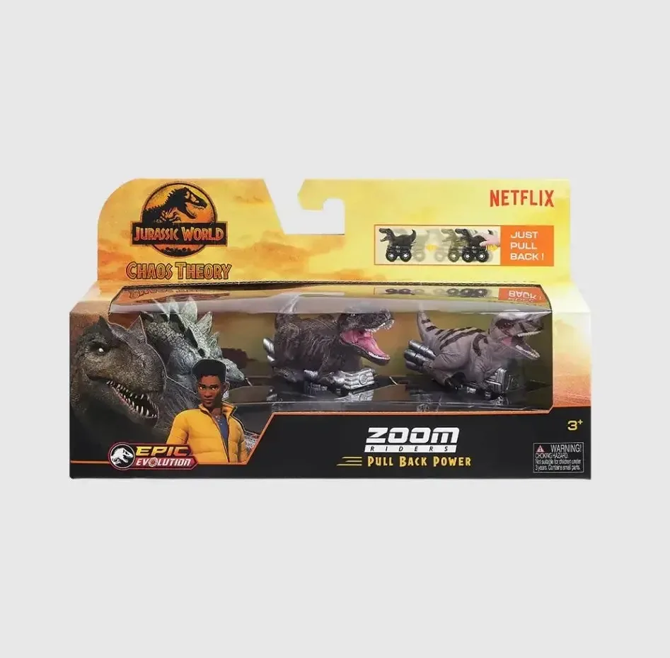 Veículo automotivo Jurassic World Color T-rex Friction Dinosaur