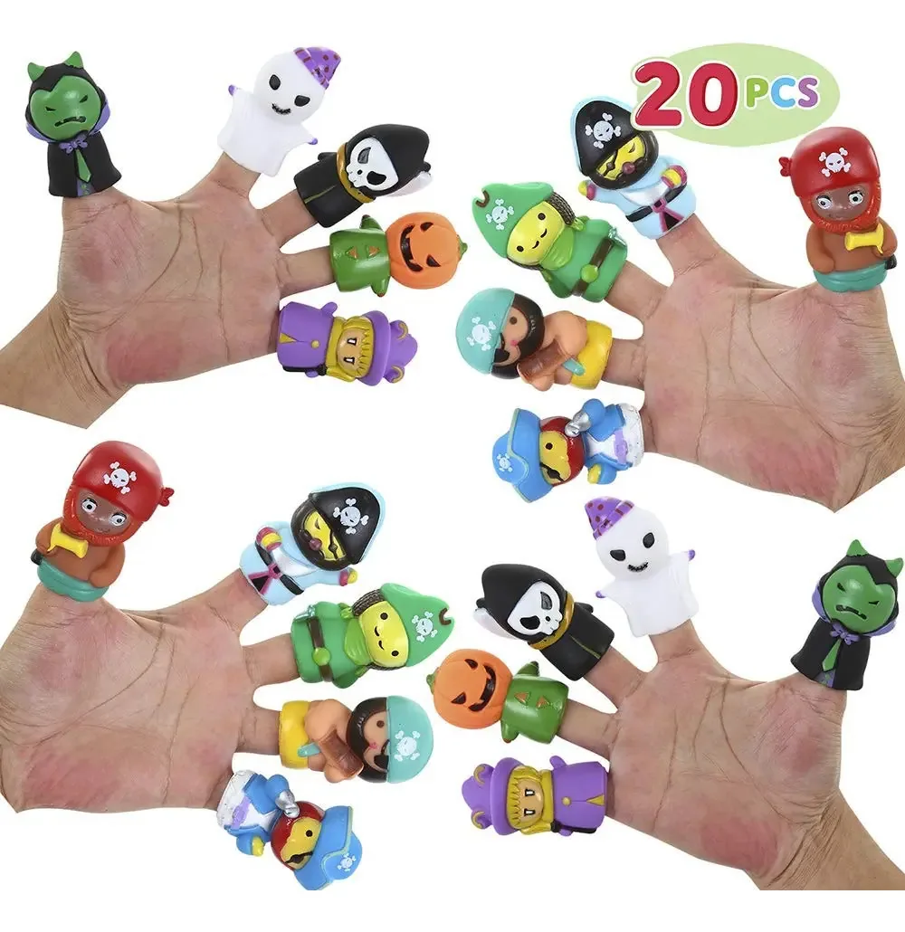 Fantoches de Dedo para Halloween, 15 Unidades