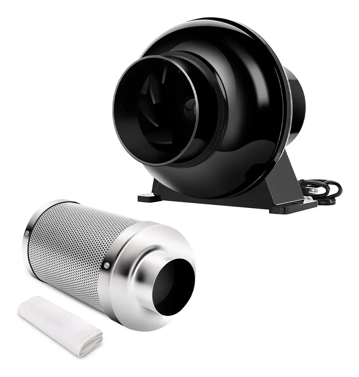 Ventilador de ventilação Ipower GLFanxinllite4Filt4M Con