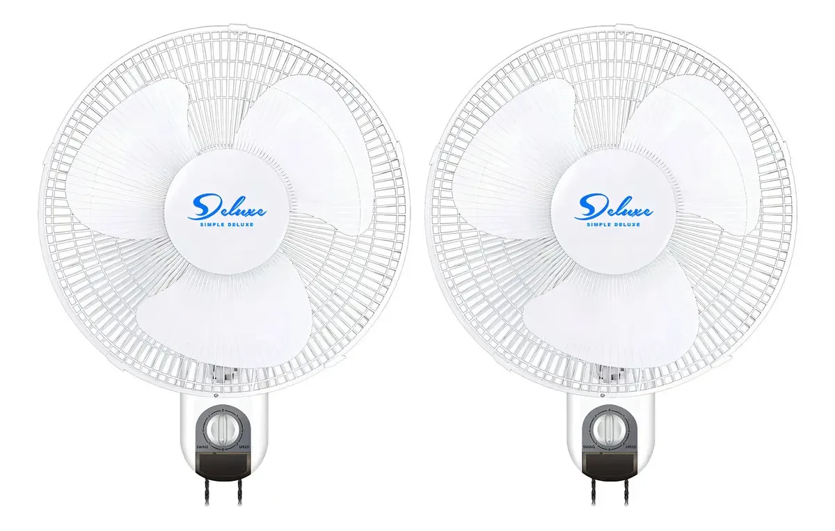 Ventiladores PA digitais Simple Deluxe para montagem na parede