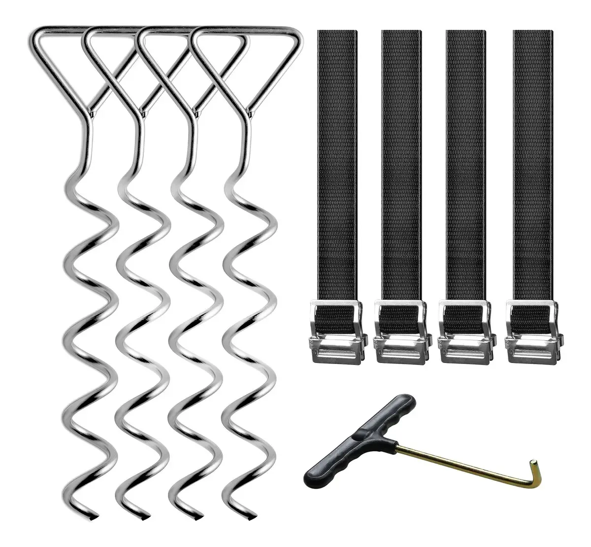 Simple Deluxe Conjunto de 4 Estacas de Trampolim Resistente Com