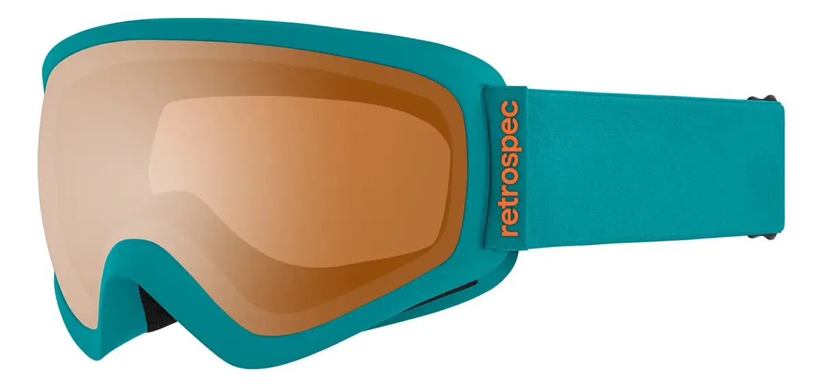 Retrospec Dipper - Óculos de Esqui e Snowboard para Crianças, com Almofadas de Espuma de Camada Dupla, Tiras Ajustáveis, Antembaçamento e Design OTG para Esqui e Snowboard