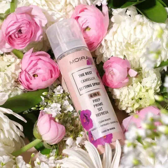 Fixador de maquiagem Moira Camellia Tone Spray