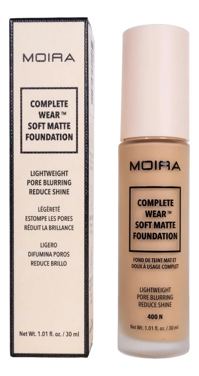 Base De Maquiagem Moira Cosmetics Soft Matte Foundation Tono 400N
