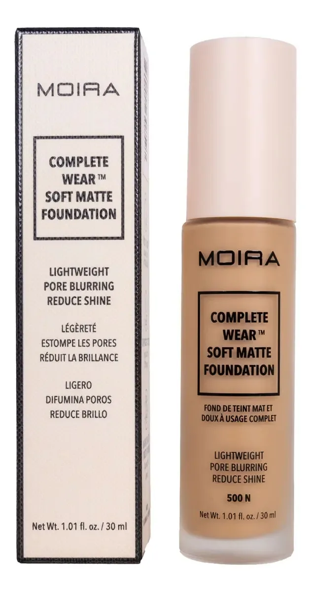 Base De Maquiagem Moira Cosmetics Soft Matte Foundation Tono 500N
