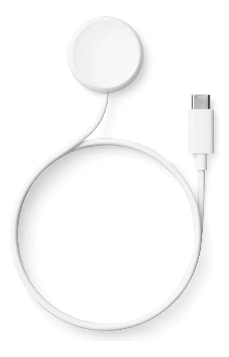 Carregador de smartwatch sem fio Google branco