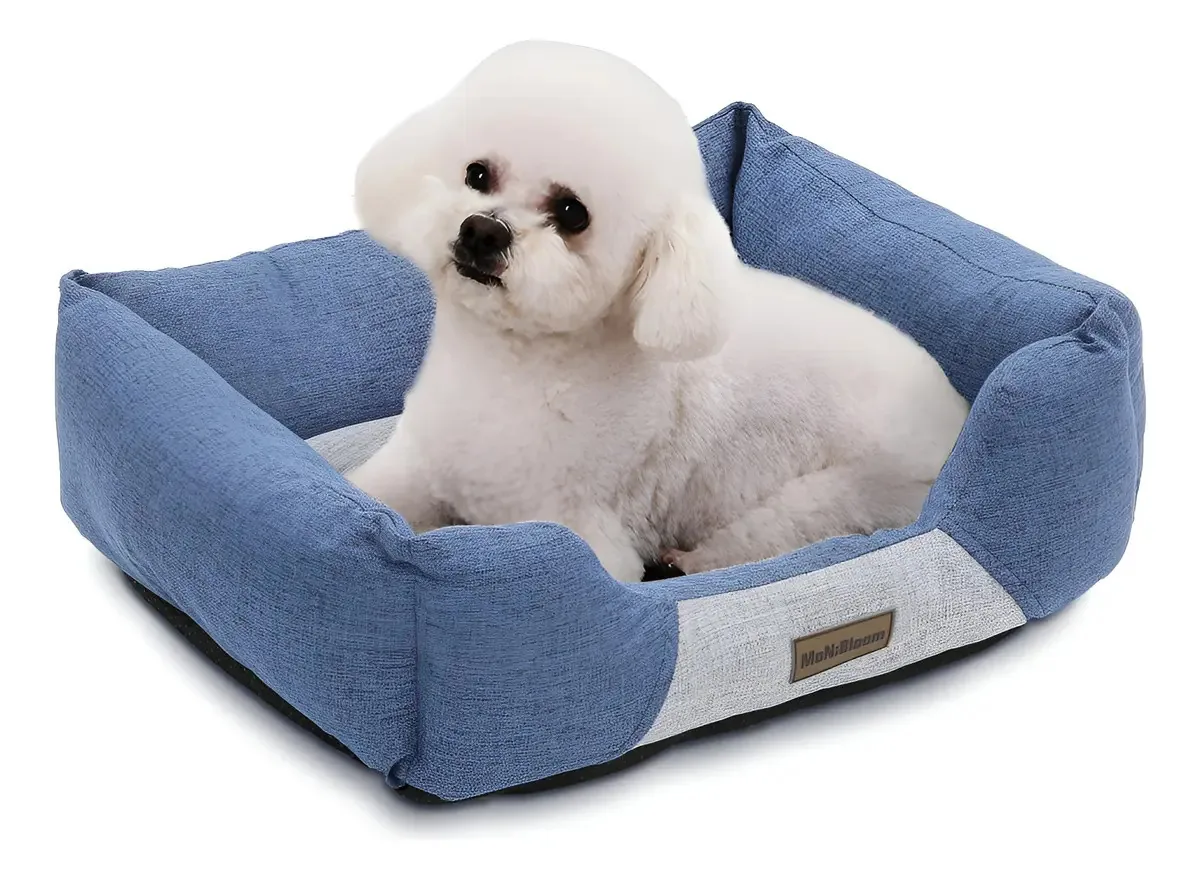 Camas para cães pequenos Monibloom 20 x 17. Cor Bege