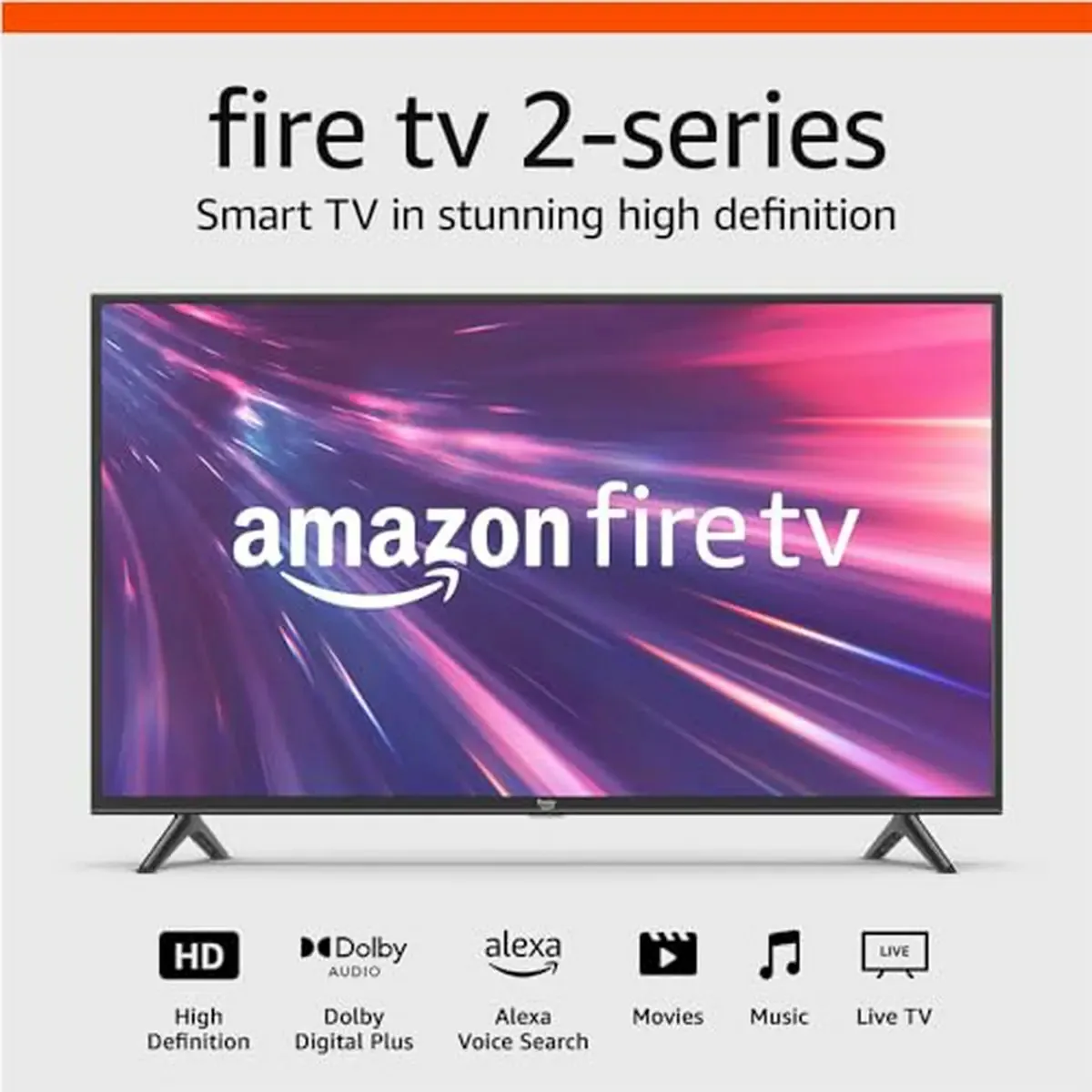 Smart TV Fire Tv 2 série 40 HD com controle