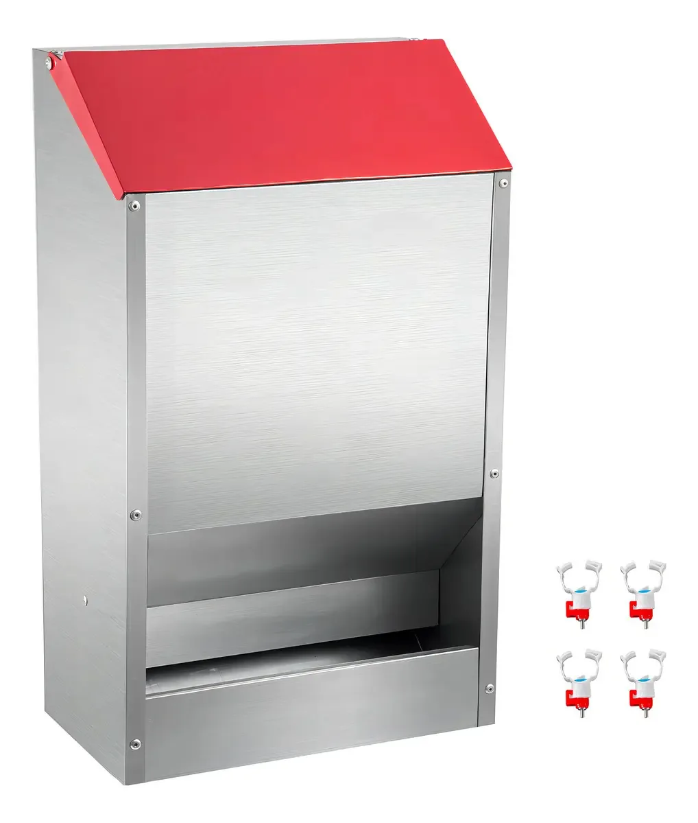 Alimentador galvanizado para aves Vevor 30 libras