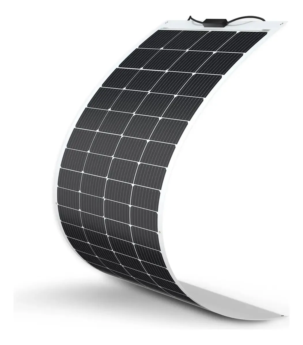 Painel solar flexível Renogy, preto