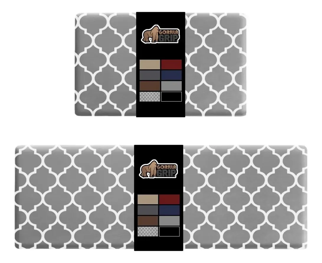 Conjunto de tapetes impermeáveis acolchoados antifadiga Gor