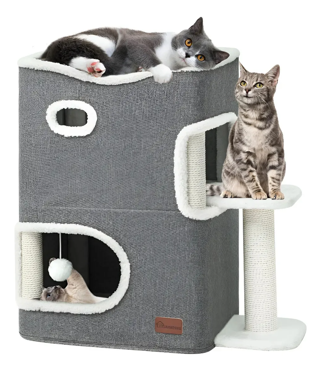 Yitahome Mayih41ujy Indoor Cat House, cor cinza