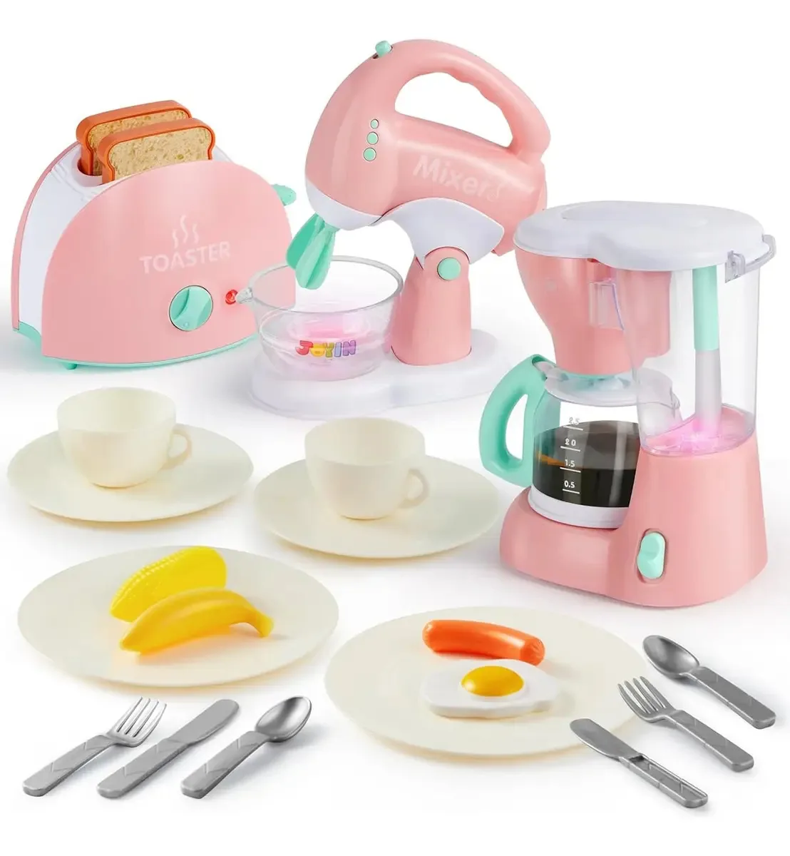 Brinquedos de cozinha Joyin Play, conjunto de brinquedos eletrodos