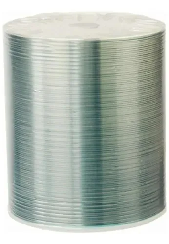 CD-Rs imprimíveis com cubo fuso de 100 discos branco de 100 unidades