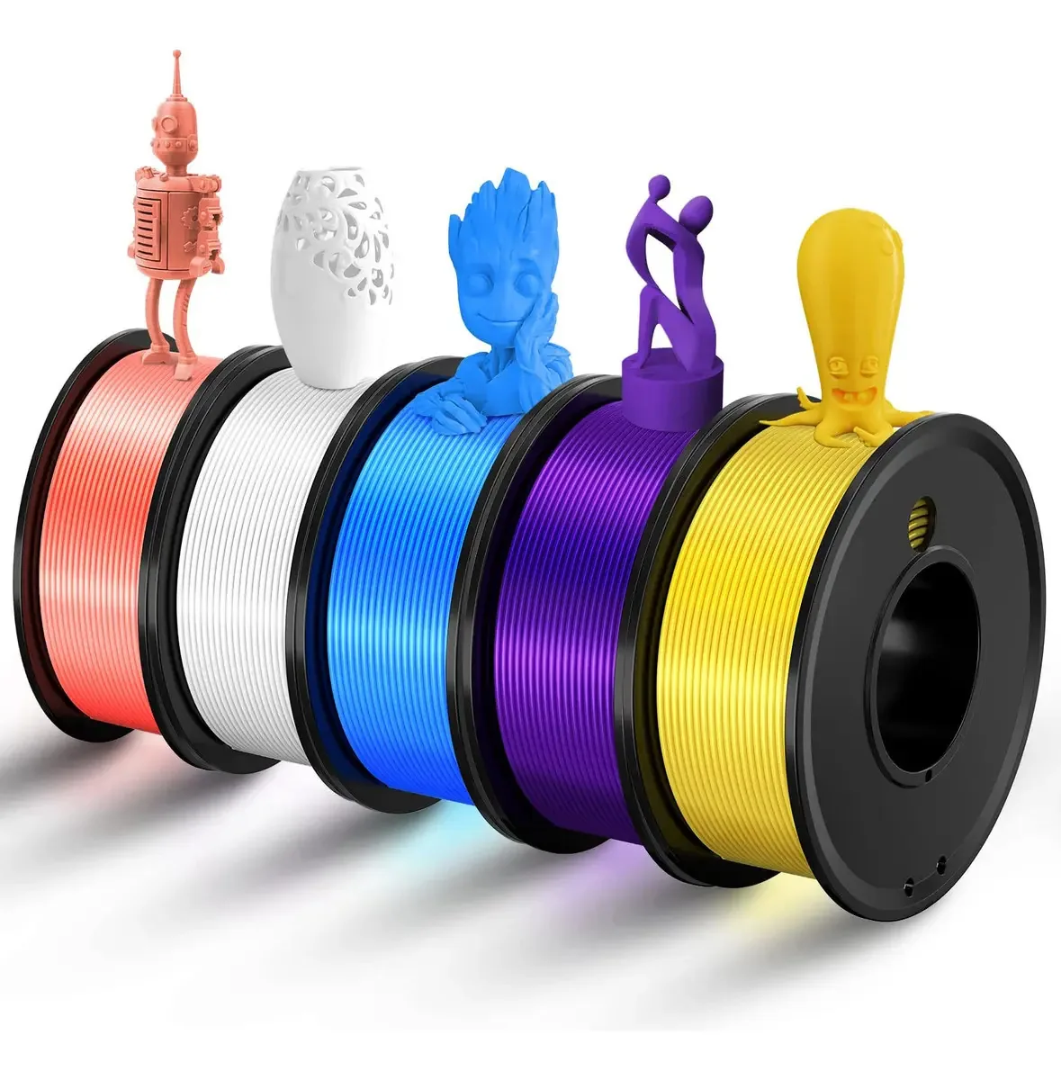 Filamento e materiais para impressora 3D PLA Fahkns de 0,069"