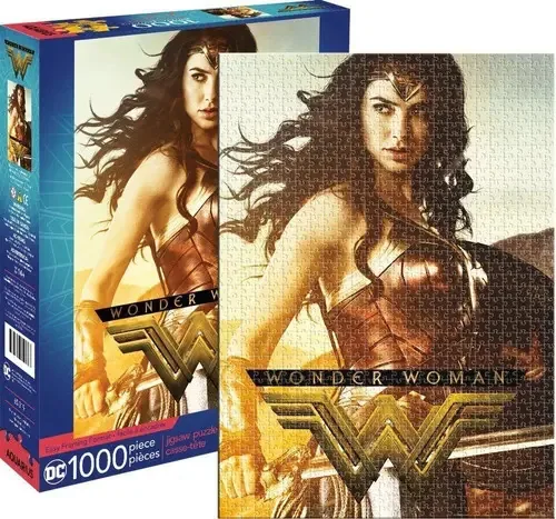 Quebra-cabeças Wonder Woman Aquarius 1000 Pas Dc Comics