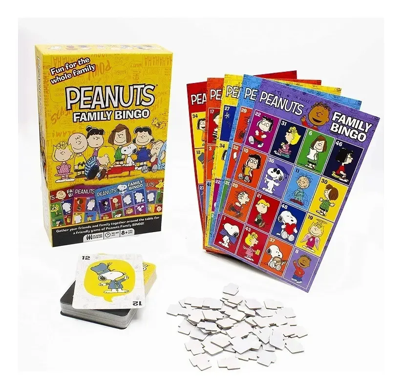 Peanuts Family Bingo Game