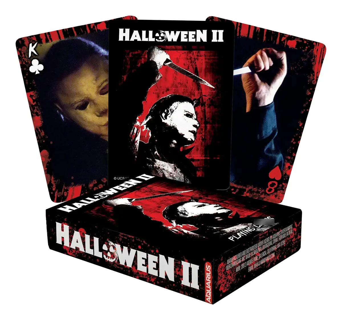 Baralho de cartas de Halloween - 2 cartas temáticas colecionáveis