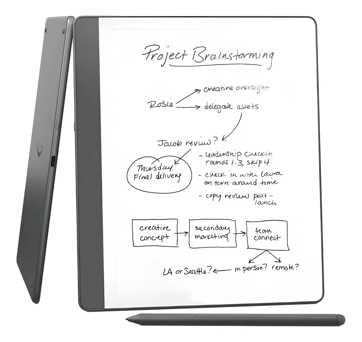 Amazon Kindle Scribe (32gb) 2024 Cor Tungsten