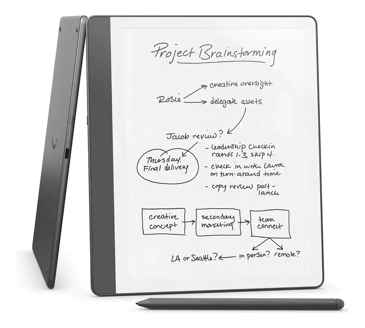 Amazon Kindle Scribe (16gb) 2024 Cor Tungsten