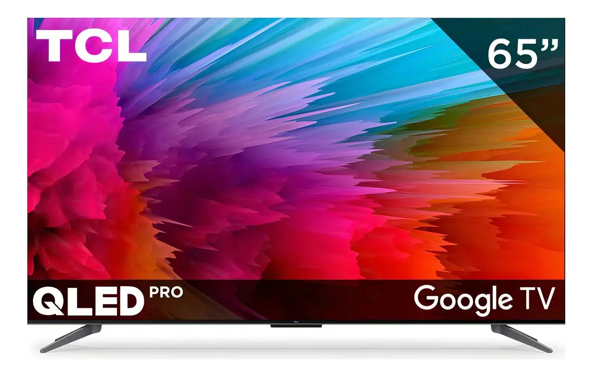 Smart TV Tela 65 " TCL 65Q750G Preto Google TV QLED