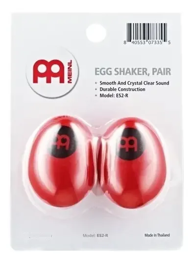 Efeito de agitador de pares de ovos vermelhos Meinl Es2