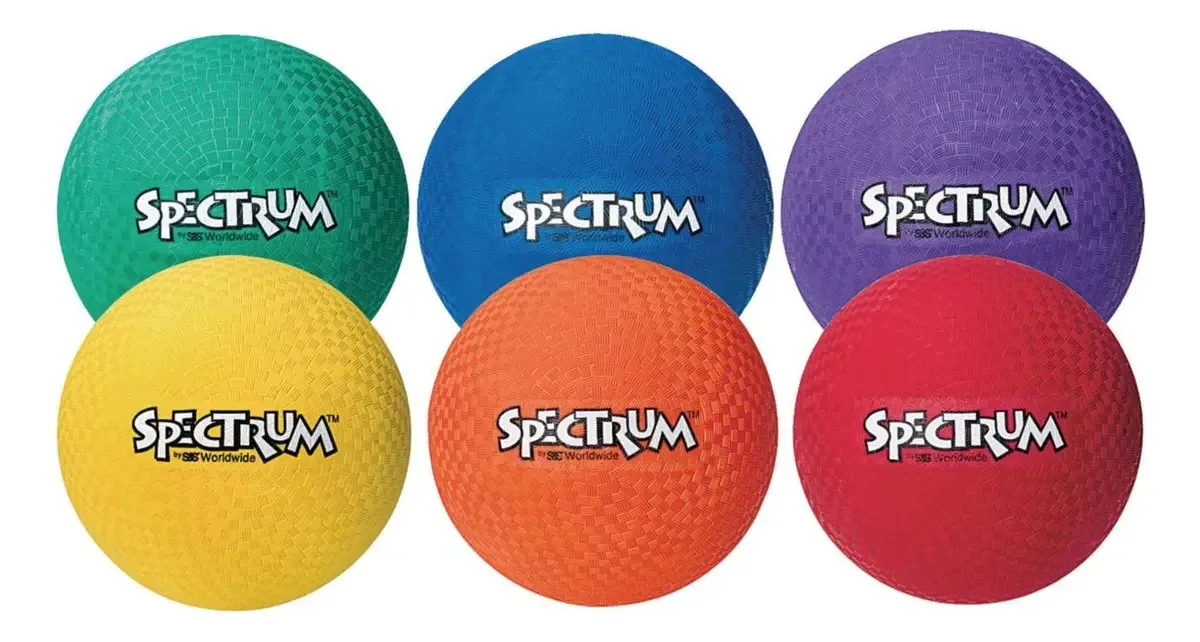 Bolas de playground S&s Worldwide Spectrum, 8-1/2, julho