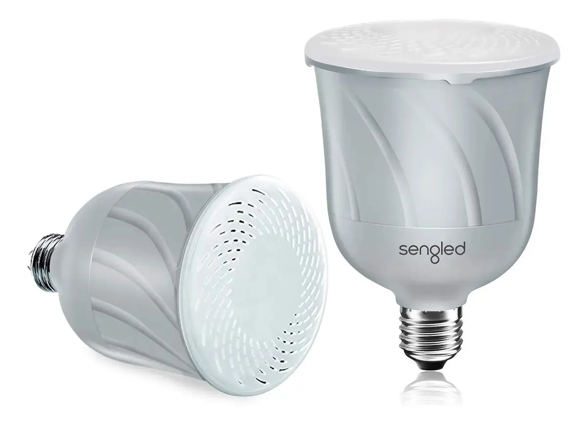 Sengled+ C01-BR30msp Jbl funciona com luz LED de pulso integrada com alto-falantes Bluetooth, satélite Master+PAR, estanho