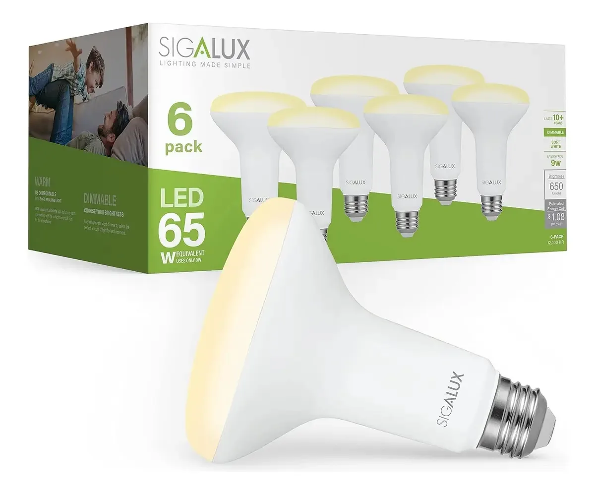Holofotes LED ajustáveis Sigalux, lâmpadas Br30