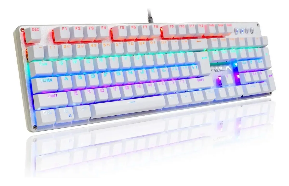 Teclado mecânico para jogadores Aula Unicorn F2010